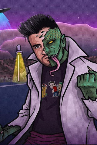 Auron Reptile: The Cosmic Chameleon 🦎✨