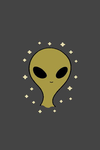 Galactic Glow: The Friendly Alien 🌌👽