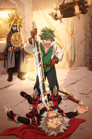 Epic Showdown in the BakuDeku Fantasy Realm! ⚔️✨