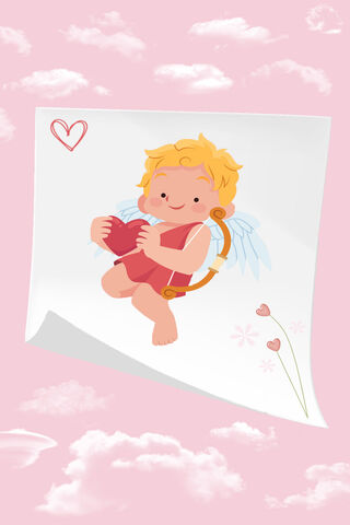 Cherubic Love: The Little Angel's Heart