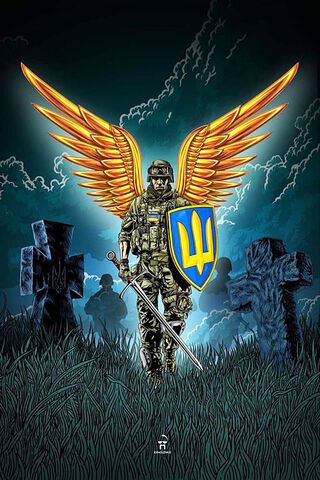 Guardian of Hope: The Ukrainian Angel