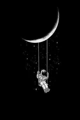 Cosmic Playground: Swinging Among the Stars 🌙✨