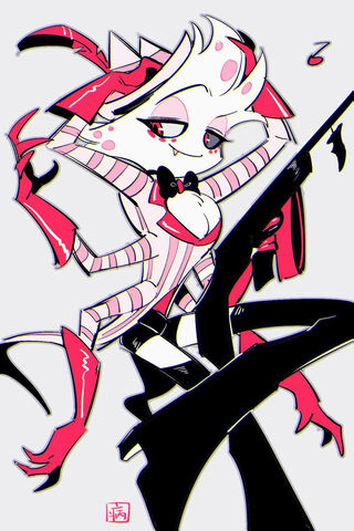 AngelDust: The Dazzling Trickster of Hazbin Hotel ✨