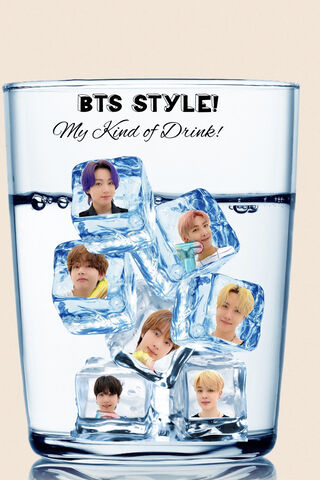 Chill Vibes with BTS: My Kind of Drink! 🥤❄️
