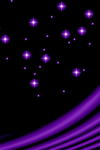 Celestial Dreams: A Dance of Purple Stars ✨💜