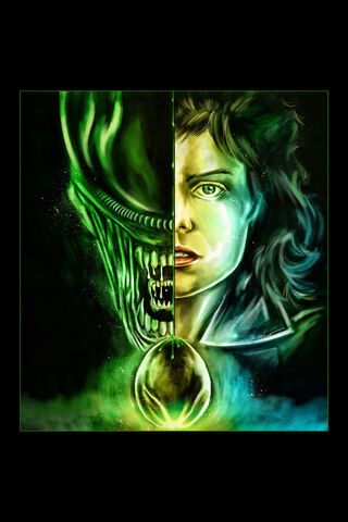 The Duality of Fear: Alien Xenomorph Unleashed 👽🌌