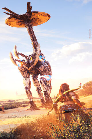 Aloy and the Mechanical Giraffe: A New Dawn