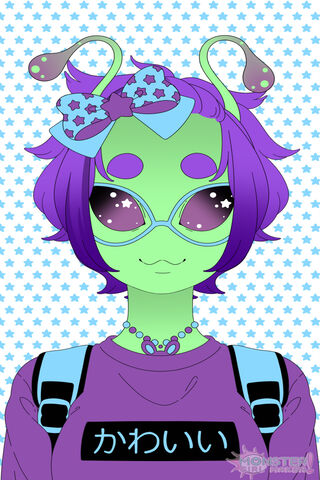 Alien School Girl