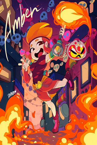 Amber's Fiery Adventure in Brawl Stars! 🔥✨
