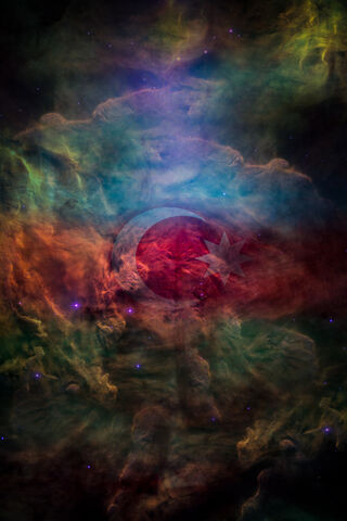 Azerbaijan's Colors in the Cosmos 🌌🇦🇿