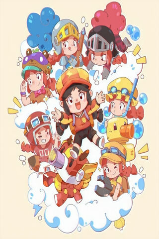 JessieSkins Brawl: A Colorful Clash of Characters! 🎮✨