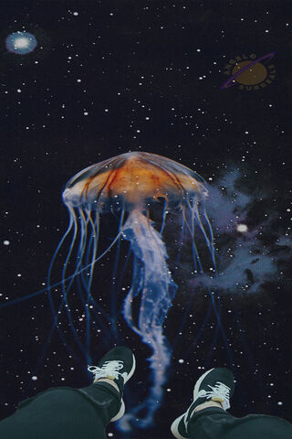 Galactic Jellyfish Voyage 🌌🐙