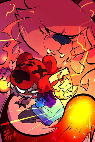 Nita's Fiery Fury in Brawl Stars! 🔥🐻