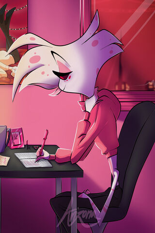 Angel Dust's Study Session 📚✨