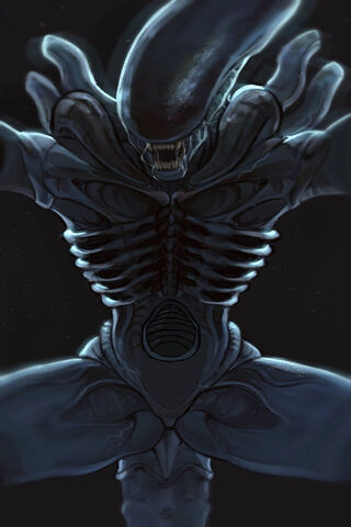 The Terrifying Xenomorph: A Creature of the Abyss 🖤👾