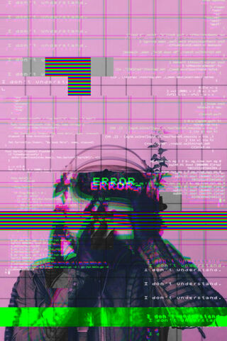Cosmic Glitch: The Space Man's Dilemma 🌌💻