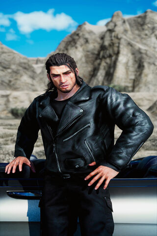 Rider of the Wasteland: Biker Gladio 🏍️🌄