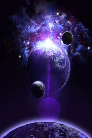 Purple-Planet Wallpaper - Download to your mobile from PHONEKY
