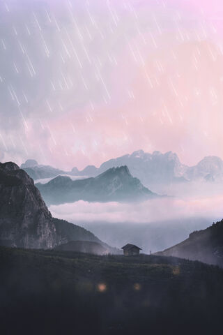 Celestial Rainfall 🌌✨