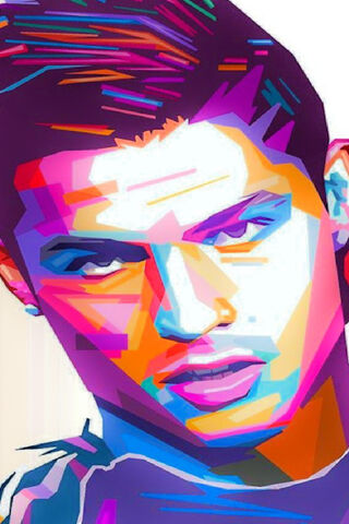 The Colorful Legend: CR7 in Art 🎨⚽