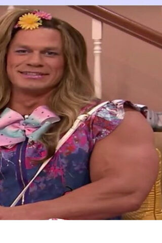John Cena's Hilarious Transformation! 🌸💪