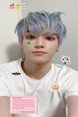 Charming Vibes: Taeyong's Playful Selfie 🌟