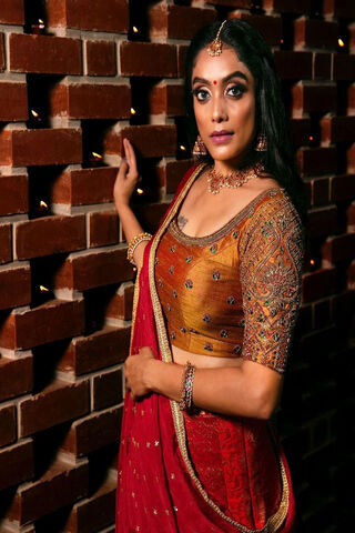 Elegance in Tradition: Abhirami Venkatachalam