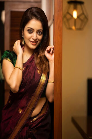 Elegance in Tradition: Janani Iyer's Graceful Look