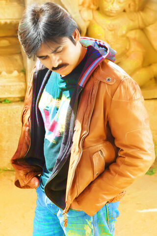 Stylish Stance: Pawan Kalyan in a Classic Look