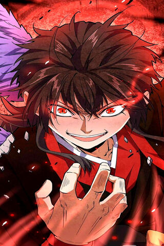 Unleashing Power: The Fiery Hero
