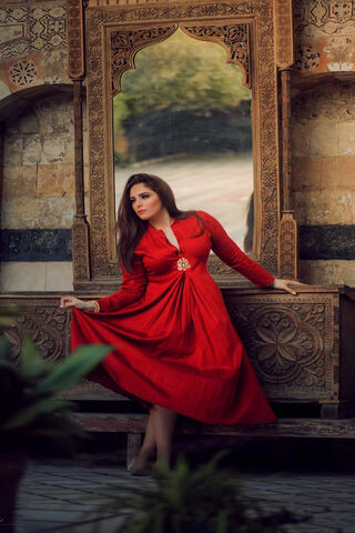 Elegance in Red: A Timeless Beauty