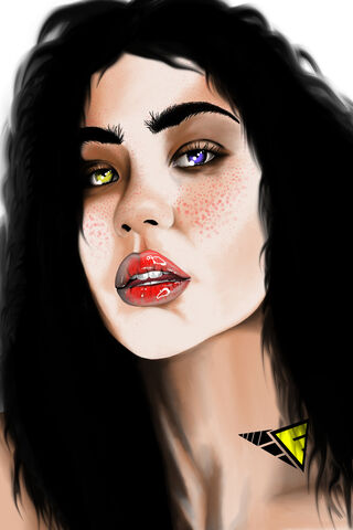 Mystique of Angelina: A Portrait of Duality