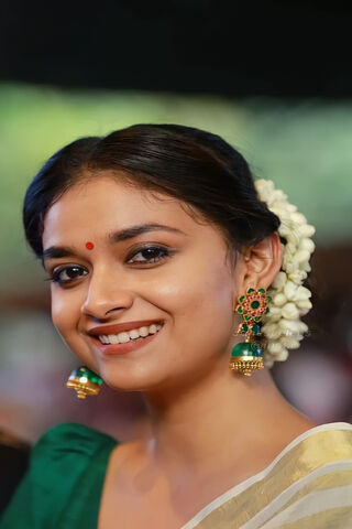 Radiant Elegance: The Charm of Keerthy Suresh 🌟