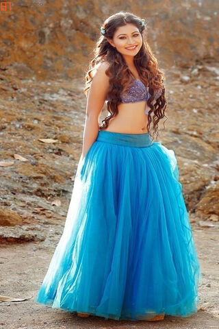Enchanting Elegance: Manali Rathod in Vibrant Blue