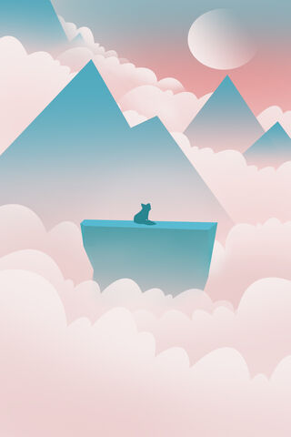Serene Fox in a Dreamy Landscape 🌄🦊
