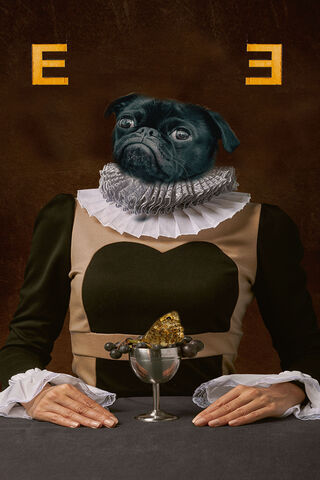 Pug Portrait: A Whimsical Twist on Classic Art 🎨🐶