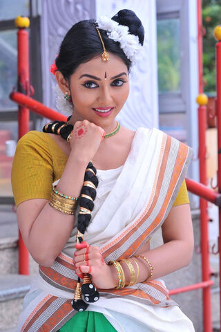 Elegance in Tradition: Vidya Pradeep's Cultural Charm