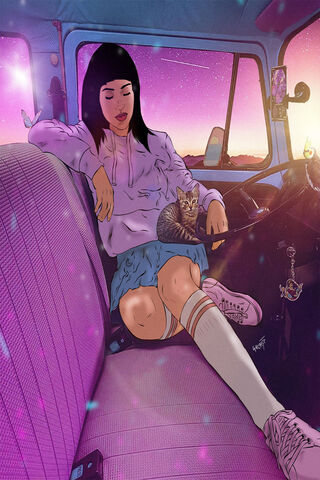 Chill Vibes with Irina Rimes 🌌🐱