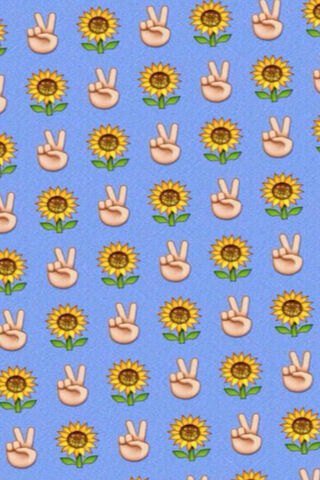 Sunny Vibes and Peace Signs 🌻✌️
