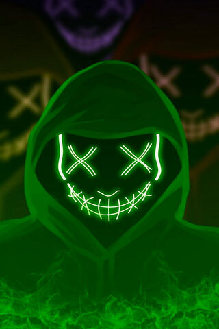 Neon Shadows: The Green Wlps Unleashed 🌌👻