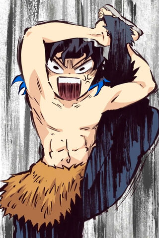 Inosuke: The Wild Warrior of the Forest 🌲💪