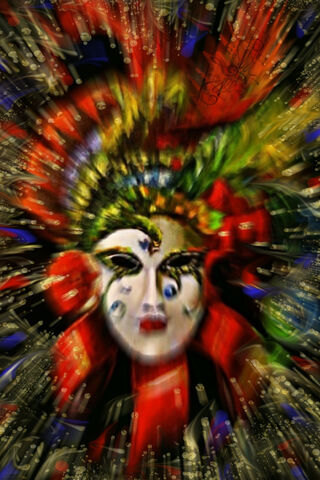 Mystical Revelry: The Dance of Masks 🎭✨