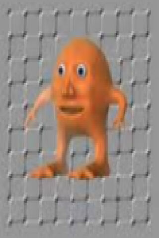 The Curious Orange Character
