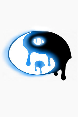 Ethereal Harmony: The Melting Yin Yang