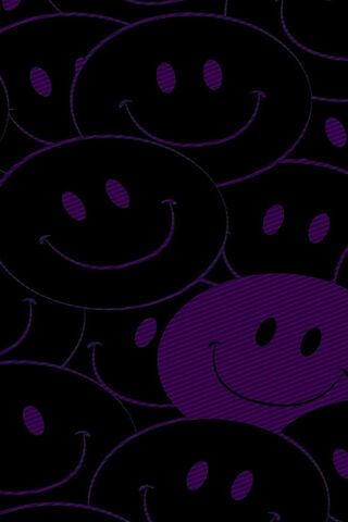 Vibrant Vibes: The Purple Smiley Parade! 🎉😊