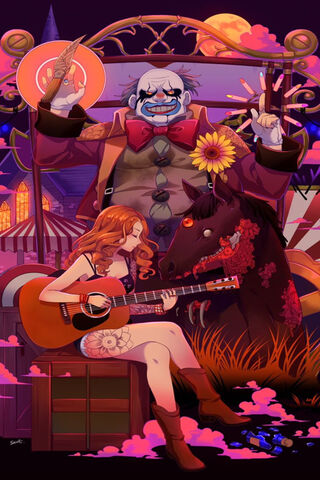 Melody in the Carnival Shadows 🎶🎡