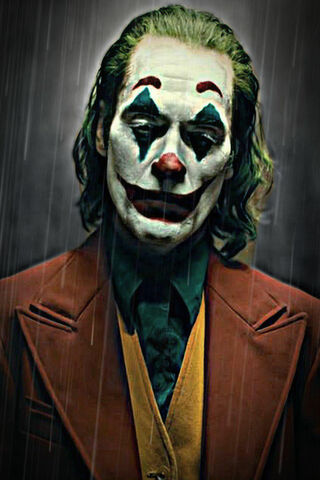 Joker In The Rain Wallpaper - Download to your mobile from PHONEKY