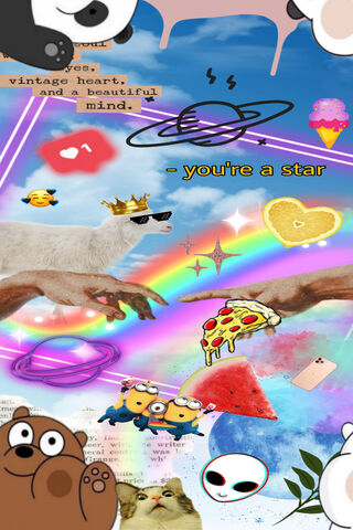 Whimsical Dreams in the Crazy Sky 🌈✨