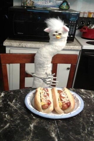 Whimsical Hot Dog Horror 🌭👻