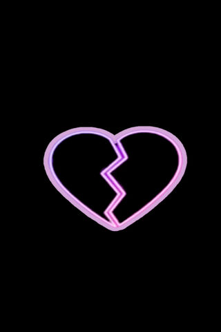 Shattered Love: A Neon Heartbreak 💔✨